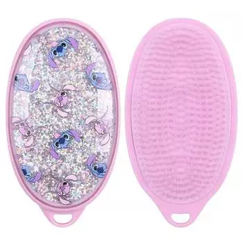 Компактная щетка для волос Stitch DISNEY с плавающими блестками