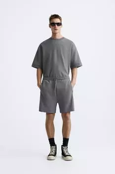 Компактная толстовка ZARA, сталь