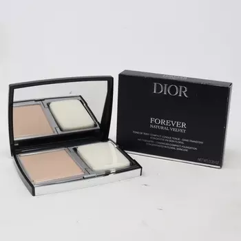 Компактная тональная основа Dior Forever Natural Velvet Compact, 0,35 унции/10 г — новинка в упаковке