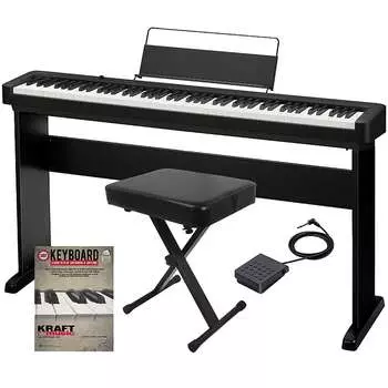Компактное цифровое пианино Casio CDP-S160 — черный НАБОР ДЛЯ ДОМА CDP-S160 Black