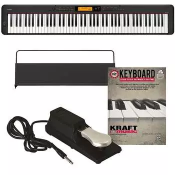 Компактное цифровое пианино Casio CDP-S360 — черный BONUS PAK CDP-S360 Black