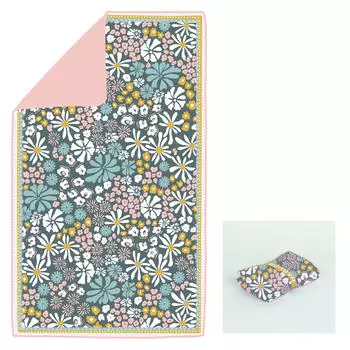 Компактное полотенце для плавания из микрофибры, размер L 80 x 130 см - распечатать Nabaiji