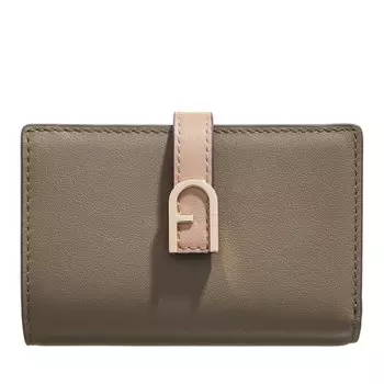 Компактный кошелек flow s шалфей+ +зефир Furla, зеленый