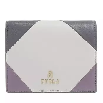 Компактный кошелек ia s двойное сложение для монет почва зефир аура Furla, бежевый