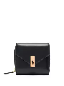 Компактный кошелек Polo ID POLO RALPH LAUREN, черный