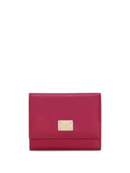 Компактный кошелек с логотипом DOLCE & GABBANA, красный