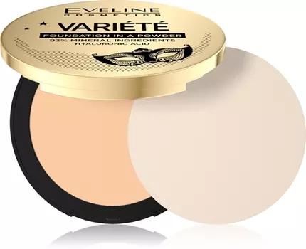 Компактный минеральный порошок с аппликатором Eveline Cosmetics Varit, 02 Natural 8 g