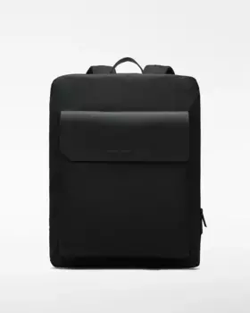 Компактный мужской рюкзак из черного нейлона Adolfo Dominguez, черный