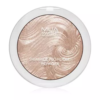 Компактный пудровый хайлайтер MUA Makeup Academy Shimmer, оттенок Radiant Cashmere 8 г
