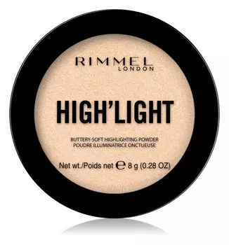 Компактный пудровый хайлайтер Rimmel High'light, оттенок 001 Champagne 8 г