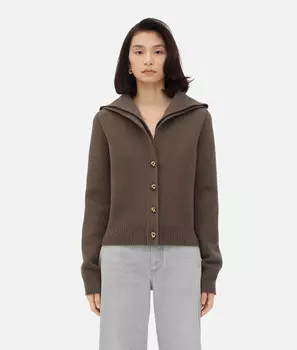 Компактный шерстяной кардиган Bottega Veneta