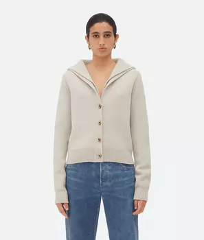 Компактный шерстяной кардиган Bottega Veneta