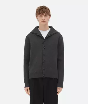 Компактный шерстяной кардиган Bottega Veneta