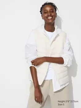 Компактный жилет Puffertech Uniqlo, 01 белый