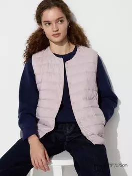 Компактный жилет puffertech Uniqlo, 70 светло-фиолетовый