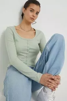 Компания Холлистер блузка Hollister Co., бирюзовый