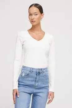 Компания Холлистер длинный рукав Hollister Co., бежевый