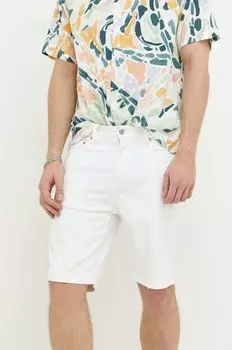 Компания Холлистер джинсовые шорты Hollister Co., белый