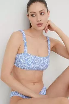 Компания Холлистер плавательный бюстгальтер Hollister Co., синий