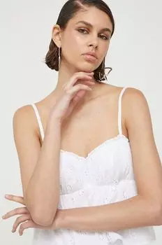 Компания Холлистер вершина Hollister Co., белый