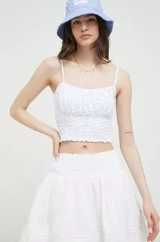 Компания Холлистер вершина Hollister Co., белый