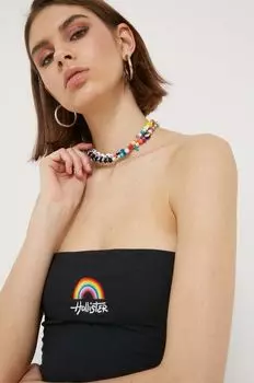 Компания Холлистер вершина Hollister Co., черный