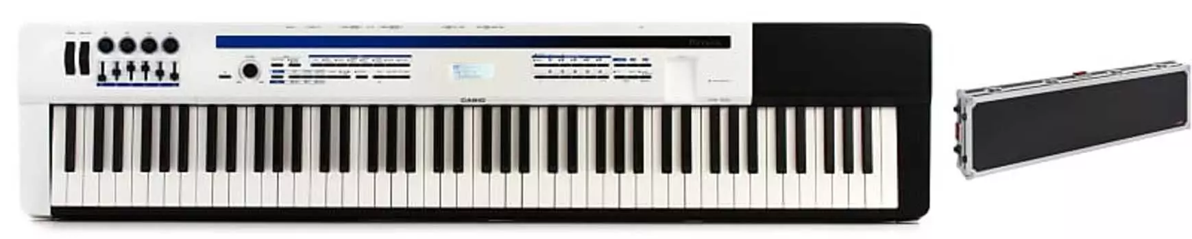 Комплект 88-клавишного сценического фортепиано Casio Privia PX-5S с деревянной клавиатурой Gator G-TOUR-88V2SL ATA Casio + Gator PX-5S=1 G-TOUR-88V2SL=1
