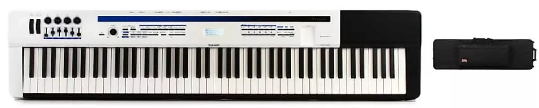 Комплект 88-клавишного сценического фортепиано Casio Privia PX-5S с полужестким чехлом для клавиатуры Gator GK-88-SLIM Casio + Gator PX-5S=1 GK-88 SLIM=1