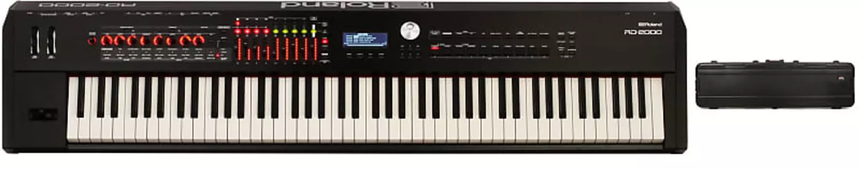 Комплект 88-клавишного сценического фортепиано Roland RD-2000 с чехлом для клавиатуры Gator GTSA-KEY88SLXL серии TSA Gator + Roland GTSA-KEY88SLXL=1 RD-2000=1