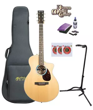Комплект акустической электрогитары Martin SC-13E Spruce/Koa Martin SC-13E /Koa -Electric Guitar Bundle