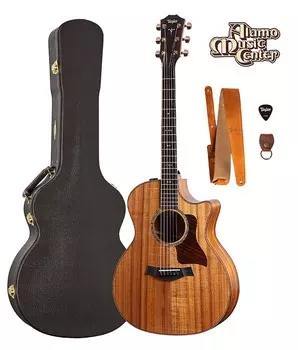 Комплект акустической электрогитары Taylor 724CE Koa Grand Auditorium Taylor 724CE Grand Auditorium -Electric Guitar Bundle