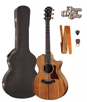 Комплект электро-акустической гитары Taylor 722CE Koa Grand Concert Taylor 722CE Grand Concert -Electric Guitar Bundle