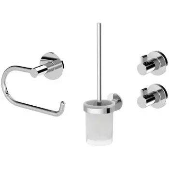 Комплект аксессуаров для ванной комнаты Lenz «VIDA», (набор), цвет chromfarben
