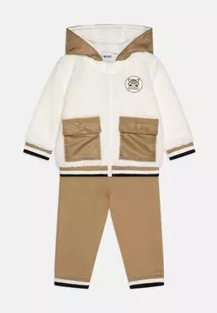 Комплект BABY TROUSERS SET BOSS Kidswear, кремовый