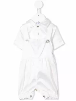 Комплект Banana из футболки и комбинезона Siola, белый