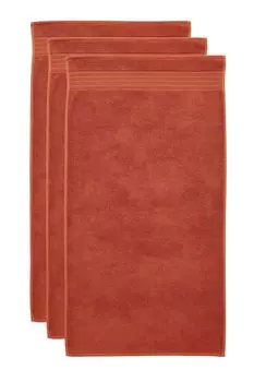 Комплект банных полотенец, 2 шт., 70х140 см, антрацит. Beddinghouse, оранжевый