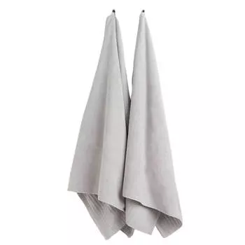 Комплект банных полотенец H&amp;M Home Large Cotton, светло-серый