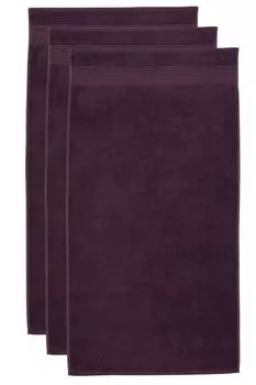 Комплект банных полотенец Sheer 3х цвет золото, размер 60х110х3 Beddinghouse, красный