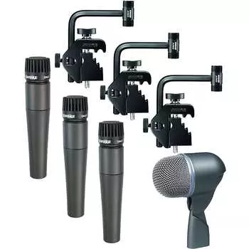 Комплект барабанных микрофонов Shure DMK57-52 Drum Microphone Kit