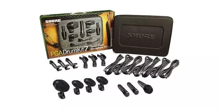 Комплект барабанных микрофонов Shure PGADRUMKIT7 7pc Drum Microphone Kit