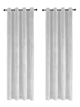 Комплект бархатных штор из 2-х люверсов коричневый 140х145 см плотная бархатная мягкая непрозрачная штора Haus und Deko