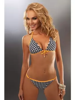 Комплект бикини Aquarilla, цвет orange/schwarz/bunt