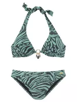 Комплект бикини Bruno Banani, цвет jade bedruckt