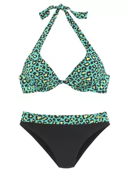 Комплект бикини Bruno Banani, цвет trkis/bedruckt