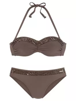 Комплект бикини Bruno Banani, кофе
