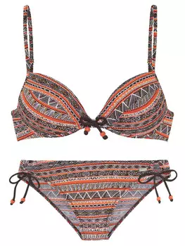 Комплект бикини Buffalo, цвет braun bedruckt