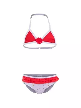 Комплект бикини COFI 1453 Badeanzug fr Mdchen fr den Pool, цвет rot-wei