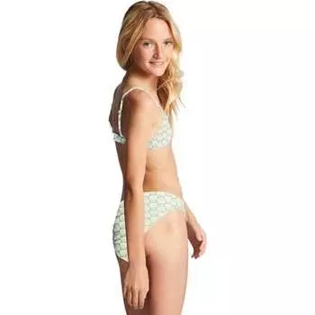 Комплект бикини для триатлона Daze All Day с полосками — для девочек Billabong, цвет Moss Meadow