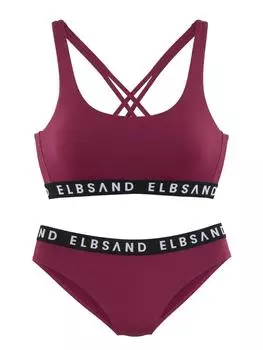Комплект бикини ELBSAND, цвет beere