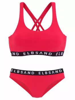 Комплект бикини ELBSAND, красный